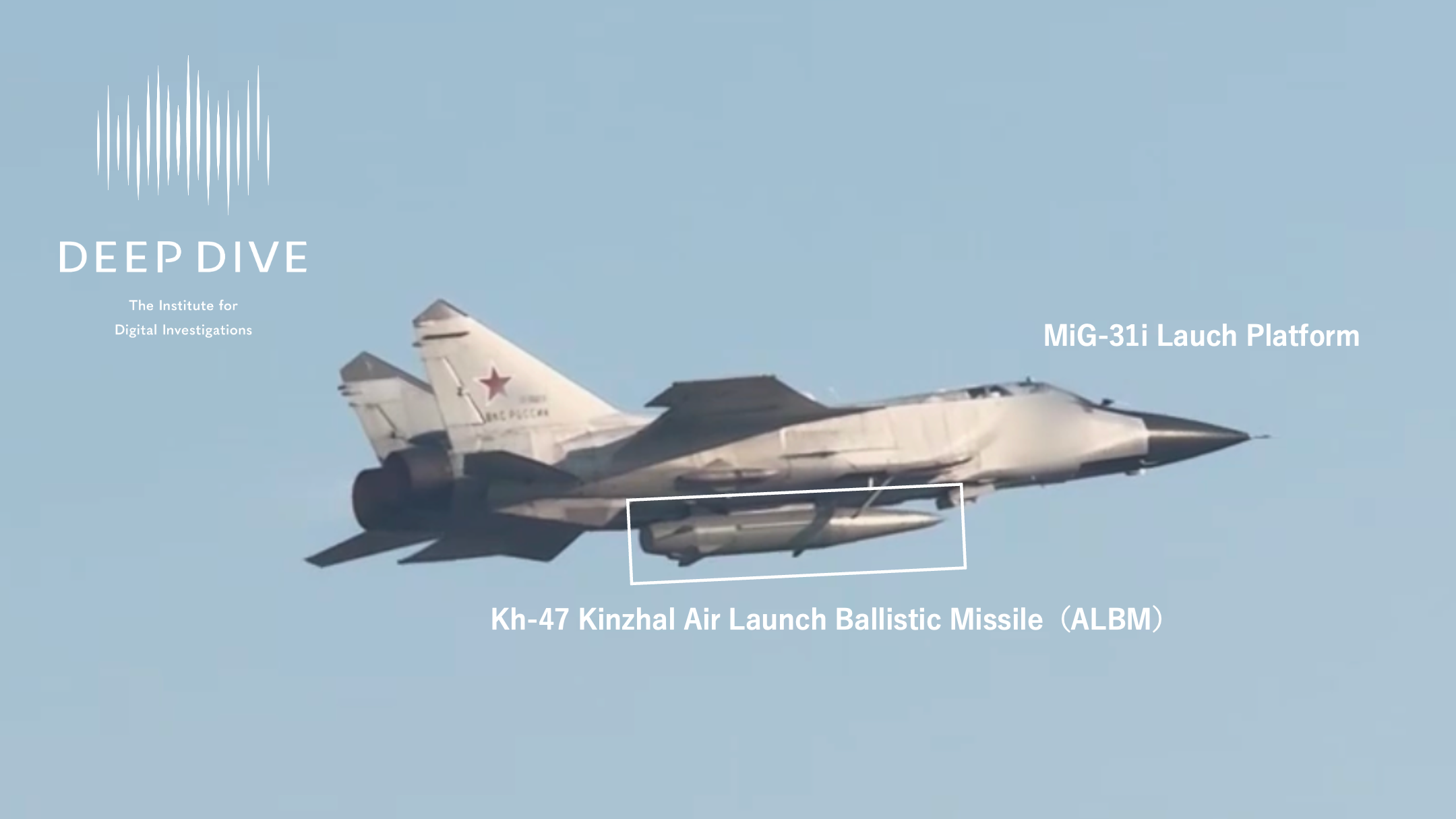 DEEP DIVE News for Members 019　MiG-31 Carrying Kinzhal Air-Launched Ballistic Missile  Flies Over Sea of Japan